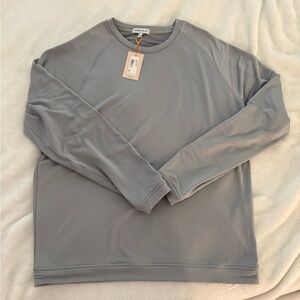 Peter Millar Beaumont Performance Crew - Gale Grey